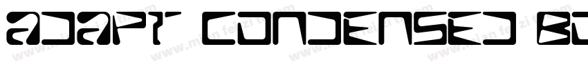 Adapt Condensed Bold字体转换
